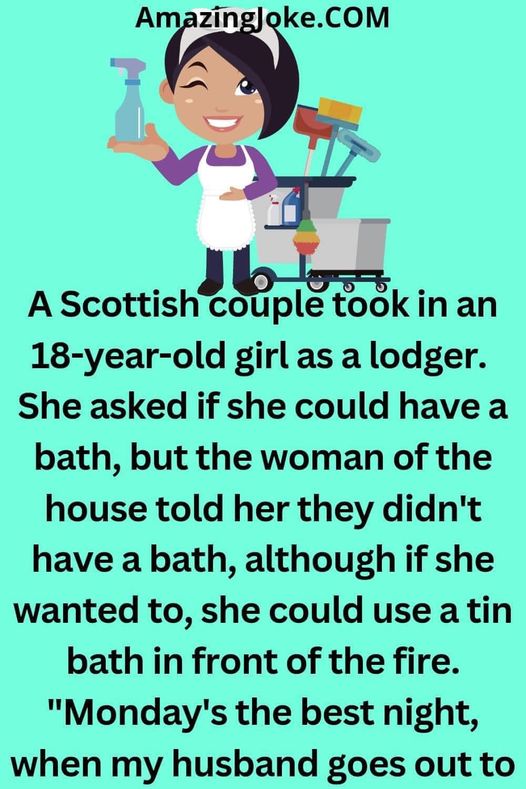 A Scottish couple took in an 18-year-old girl as a lodger.