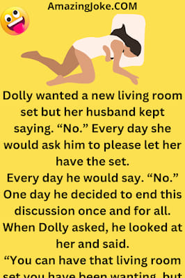 Dolly wanted a new living room