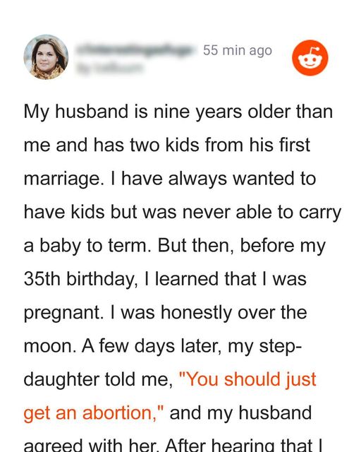 Stepdaughter Tells Pregnant Stepmom to Get Rid of Her Baby, Father Takes His Daughter’s Side