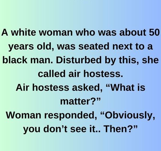 Airhostess Response to Woman..!