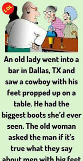 An Old Lady Went Into A Bar In Dallas