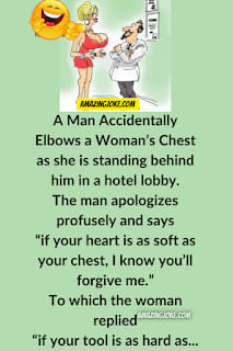A Man Accidentally Elbows a Woman’s Chest