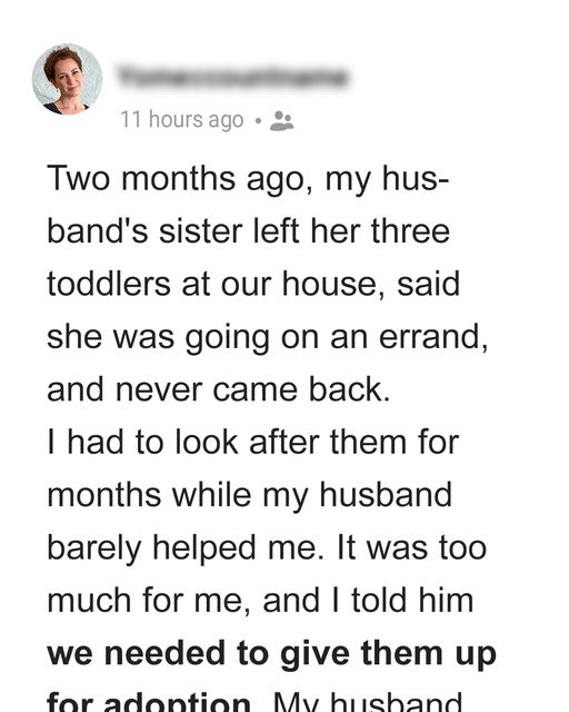 Woman Leaves Her 3 Little Kids with Her Brother & Never Returns — Wife Confronts Him