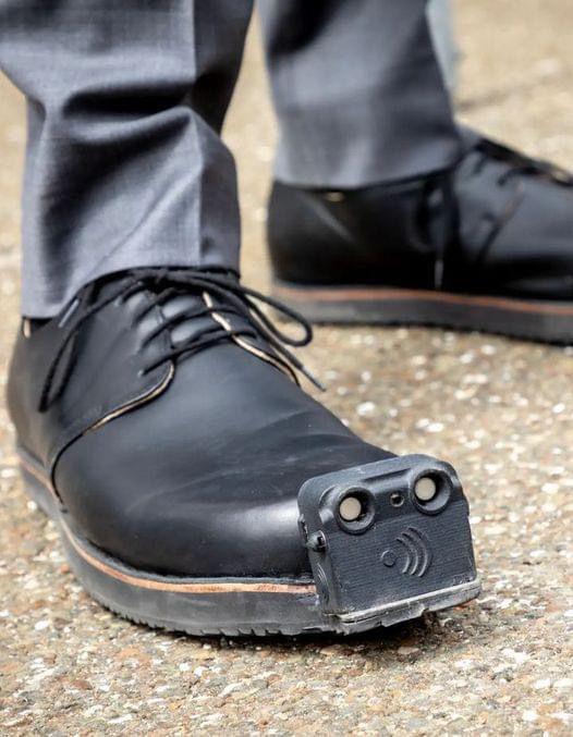 Scientists Develop Smart Shoes That Help Blind People Avoid Obstacles. Here’s How They Work